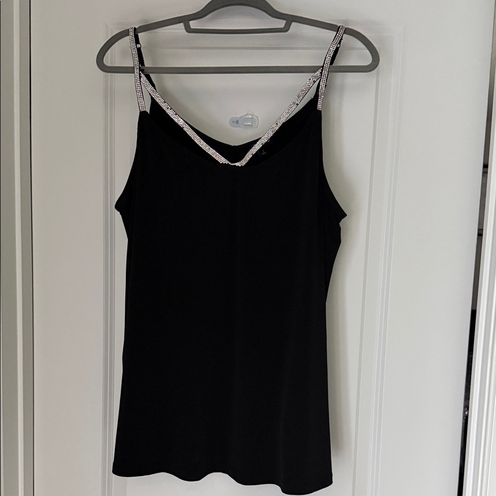 Torrid Black Camisole with Contrasting Straps